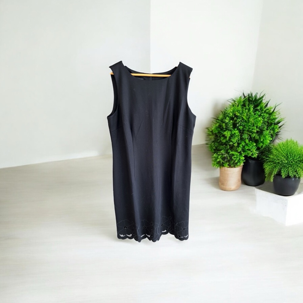 Talbots Black Sleeveless Sheath Dress for Cocktail